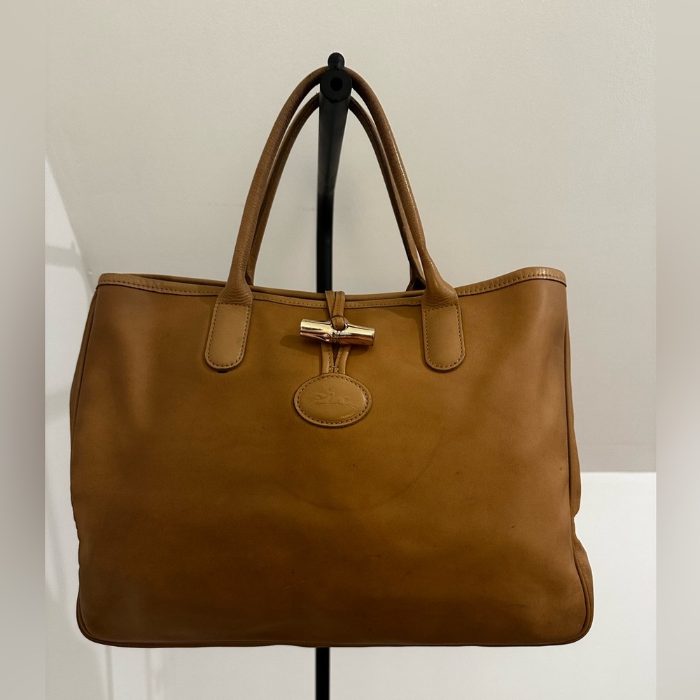 Longchamp Brown Leather Tote